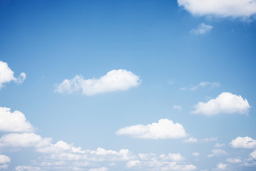 blue sky with cloud.