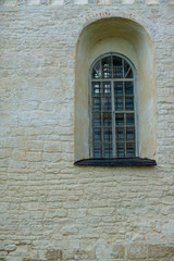 Window in a old stone wall