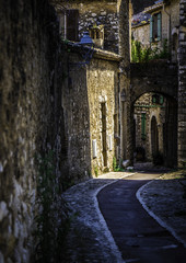 Medieval alley in St Paul de Vence