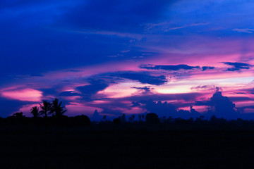 Clouds and blue sky Abstract background.
