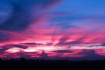 Clouds and blue sky Abstract background.