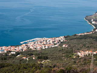 Tucepi from the mountain