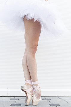 Legs of ballerina