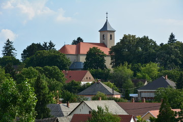 Fototapeta premium Kleines Dorf in Ungarn