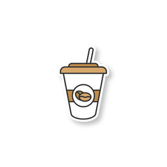 Iced coffee drink patch