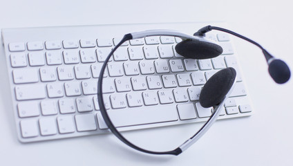 Communication support, call center and customer service help de