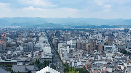 Skyline Kyoto Japan