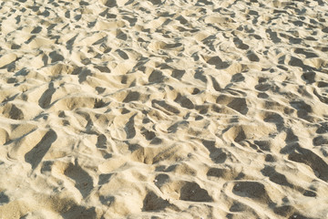 Fototapeta na wymiar sand on the beach as texture or background
