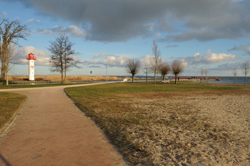 Seebad Ueckermünde, Haffbad mit Leuchhturm