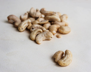 Cashew. Candid.