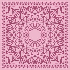 Abstract floral pattern. geometry, mandala design. vector . for invitation, bridal, wedding, wallpaper