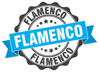 flamenco stamp. sign. seal