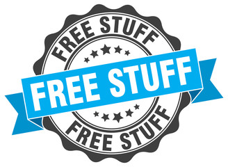 Fototapeta premium free stuff stamp. sign. seal