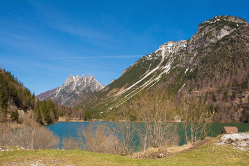Lake Predil, or Lago del Predil in the north east Italian region of Friuli Venezia Giulia
