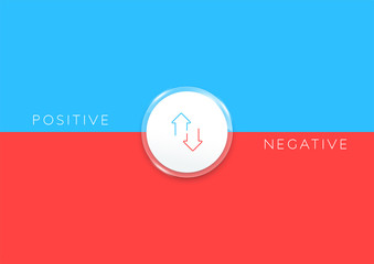 2 Step Positive Negative List Infographic Horizontal