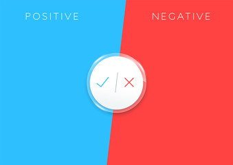 2 Step Positive Negative List Infographic Colorful