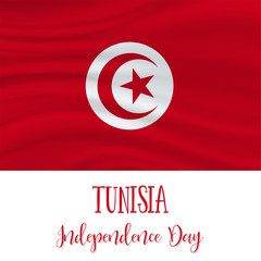 Obraz premium 3 September, Independence Movement Day in Tunisia