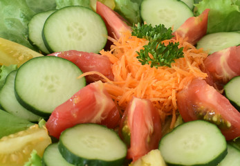 Background of vegetables