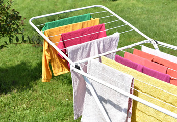 Clothes on the dryer