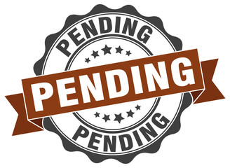 Fototapeta premium pending stamp. sign. seal
