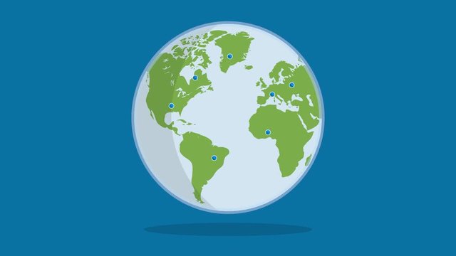 World map mobile expansion