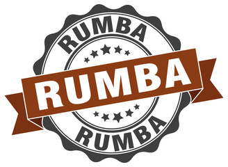 rumba stamp. sign. seal