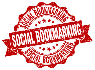 social bookmarking stamp. sign. seal