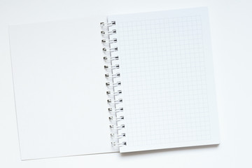 Open mathematical square notebook