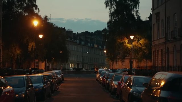 City of Bath - England at night
