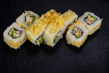 Japanese roll with prawn
