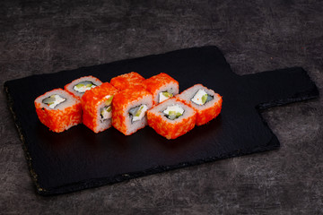 Japanese roll with prawn