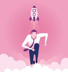 Obraz na płótnie Canvas Start Up. Concept business illustration