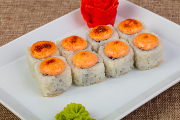 Spicy roll with cheese