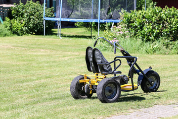 Kettcar on a meadow