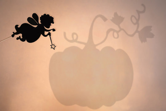 Fairy Godmother shadow puppet
