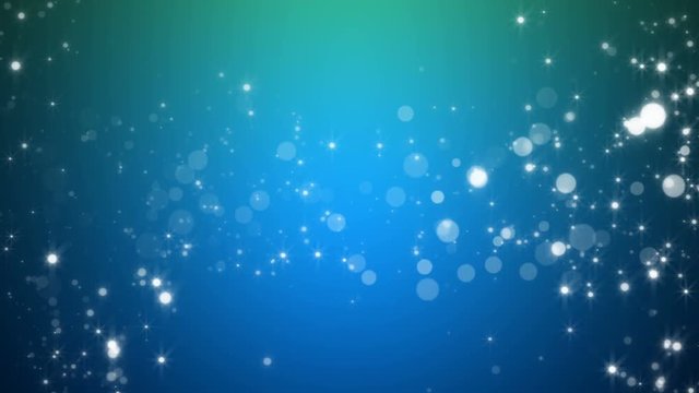 sparkles glitter blue background