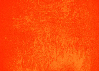 Orange bright abstract background texture with scratches and spray paint. Blank background design...