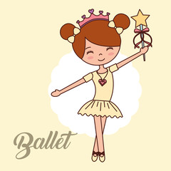 beautiful ballerinas ballet cartoon character