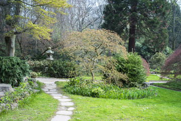 Fototapeta na wymiar japanese garden leverkusen
