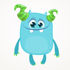 Cartoon yeti monsters. Vector illustration of bigfoot sasquatch