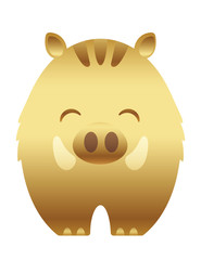 亥年　年賀状エレメント