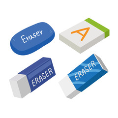 eraser vector collection design