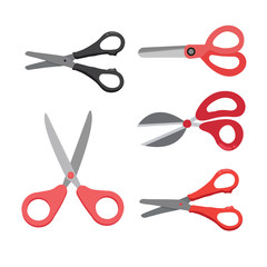 scissors vector collection design
