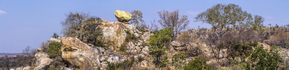 Boulders scenery in Kruger National park, South Africa