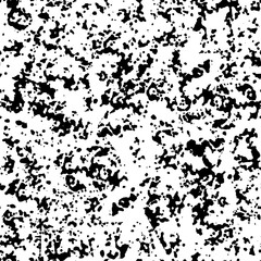 Hand drawn black and white ink abstract seamless pattern. Grunge texture. Paint brush background