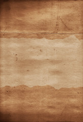 Steampunk vintage paper canvas background, grunge dirty texture 