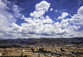 Obraz premium Skyline of Cusco Peru