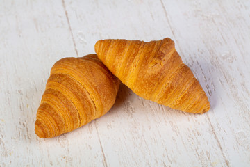 Sweet tasty croissant
