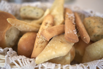 Assorted bread basket