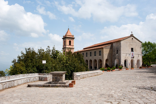 Pilgerkirche Pietra Santa,  San Giovanni a Piro, Parco Nazionale di Cilento,  Salerno,  Campania, Kampanien, Italien